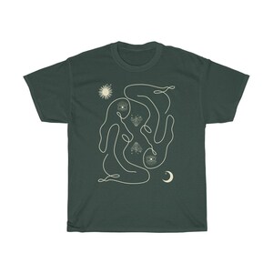 Celestial Shirt Trippy Shirt Occult Shirt Moon Shirt Women Child Witchy Shirt Sunshine Shirt Moon Light Girl Power Shirt Spiritual Oversized image 6