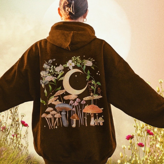 Goblincore Mushroom Hoodie Cottagecore Clothing Goblincore