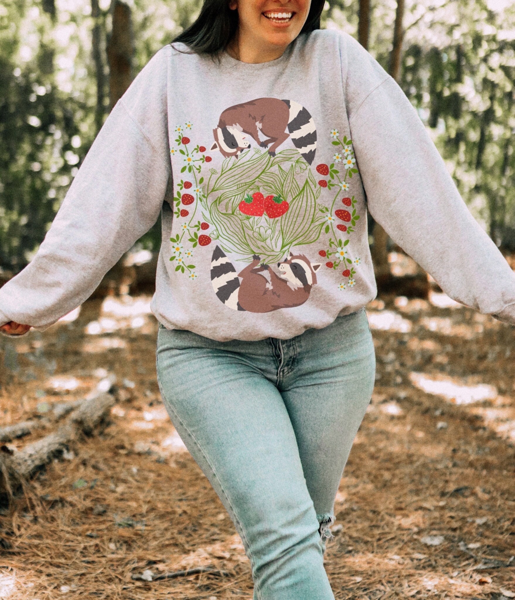 racoon sweatshirt