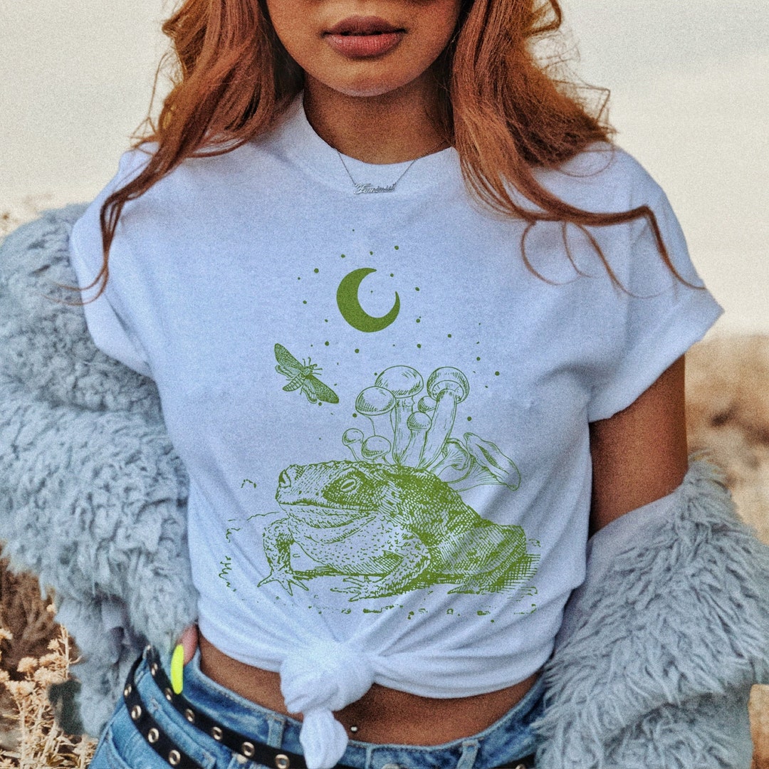 Ropa Rana Camisa de rana y sapo Rana linda Camiseta con estampado de rana Camisa ...