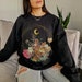 Mushroom Shirt Alt Clothing Magic Mushroom Cottagecore Clothing Trendy Crewneck Aesthetic Clothing Goblincore Fairy Core Moon Sweatshirt 