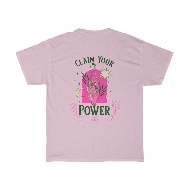 Y2K Shirt Growth Mindset Shirt Easy Tiger Shirt Tiger Graphic Tee Wild Animal Shirt Graphic Tiger Tee Preppy Clothes Indie Clothes Light Pink