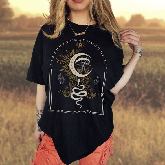 Mushroom Shirt Alt Clothing Alternative Clothing Goblincore | Etsy