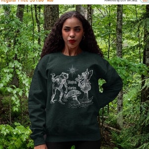 AUF VERKAUF Cottagecore Kleidung Niedlicher Frosch Goblincore Bequemes Sweatshirt Feenkleidung Kröte Cottagecore Pullover Tier Sweatshirt Pilz Tuch