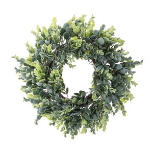 Wreath | Eucalyptus | Boxwood | Lambs Ear | Lavender | Succulent | Wreath Add-on for our Wood HOME Letters | Wall Décor