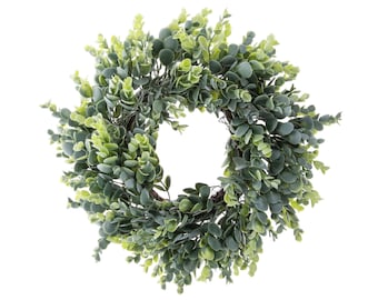 Wreath | Eucalyptus | Boxwood | Lambs Ear | Lavender | Succulent | Wreath Add-on for our Wood HOME Letters | Wall Décor