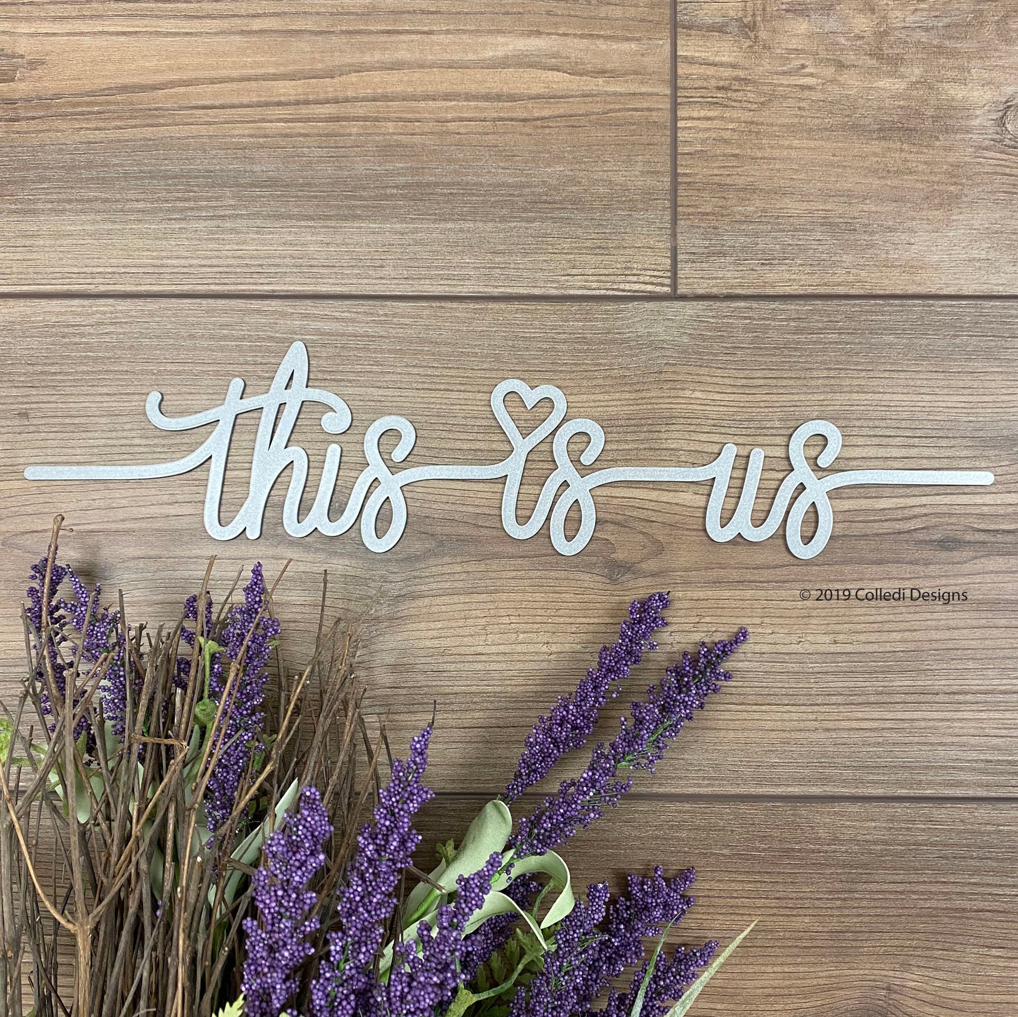 This is Us Phrase Metal Wall Art This is Us Words Sign Etsy