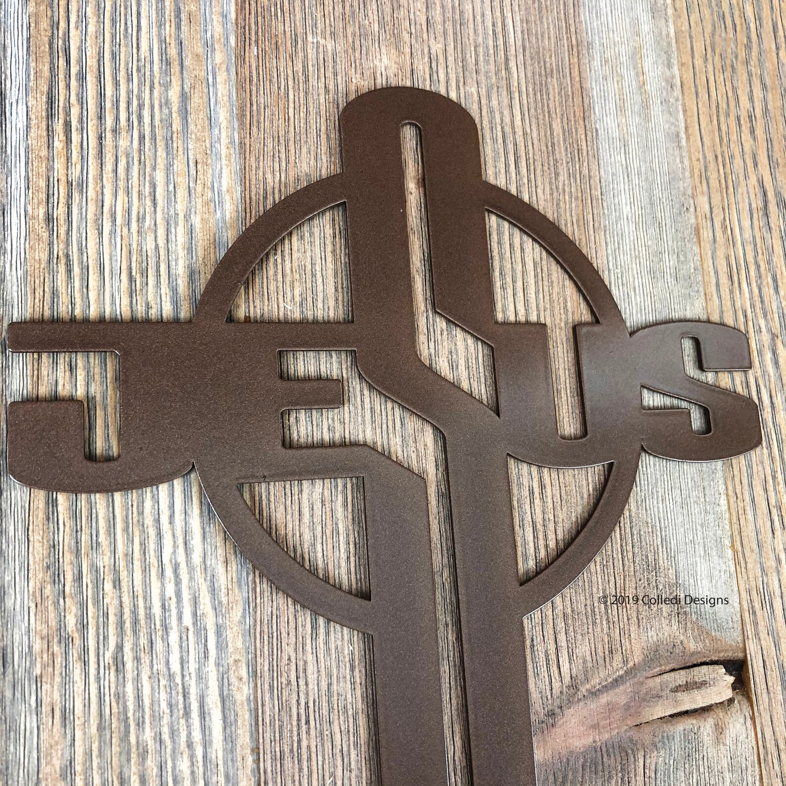 Jesus Cross Metal Wall Art Religious Gift Cross Wall Decor Etsy