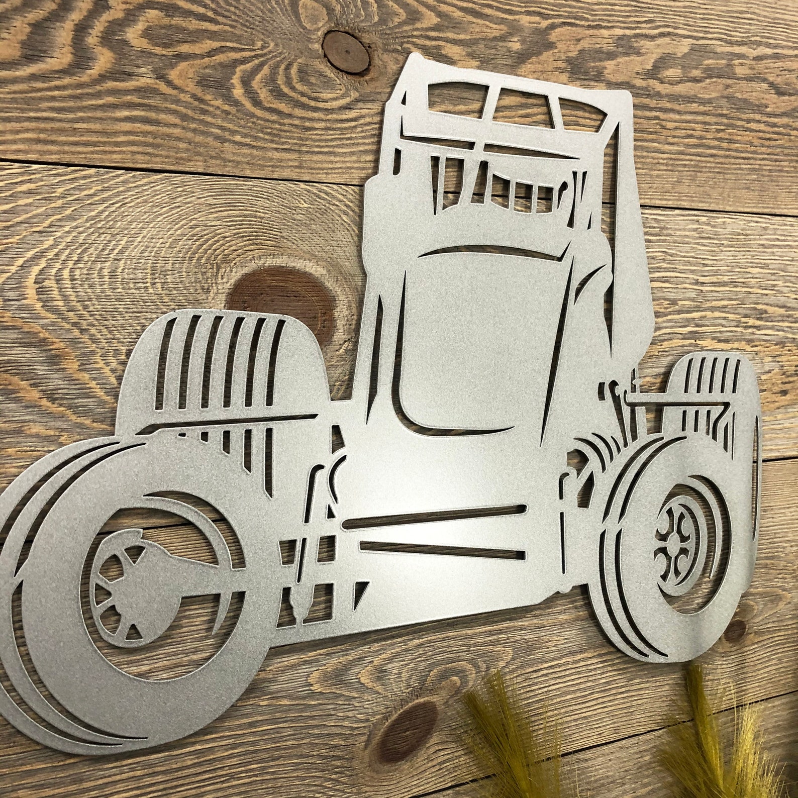 Sprint Car Metal Wall Art Race Car Metal Sign Wingless Etsy