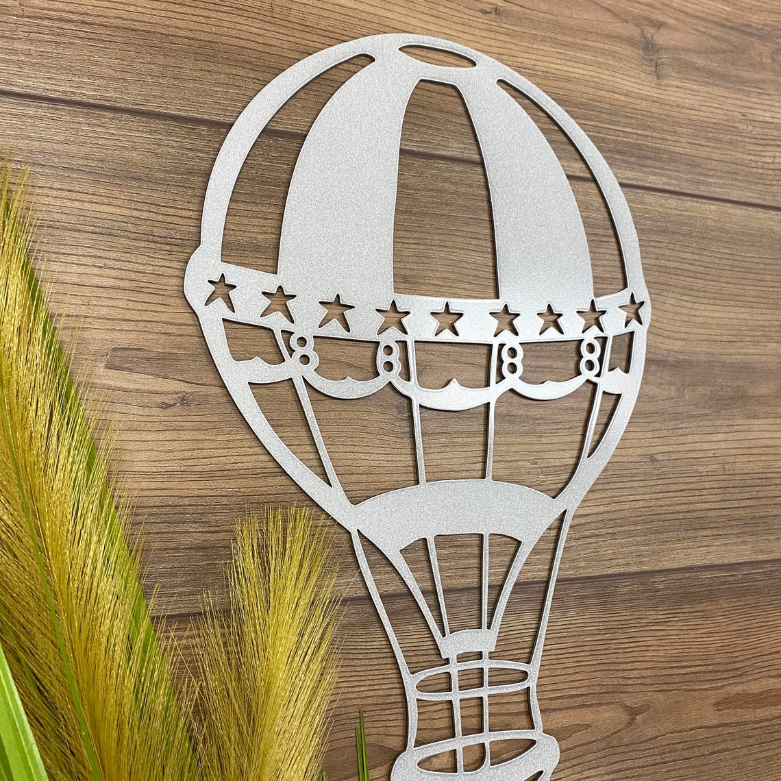 Hot Air Balloon Metal Wall Art Vintage Style Balloon Art Etsy