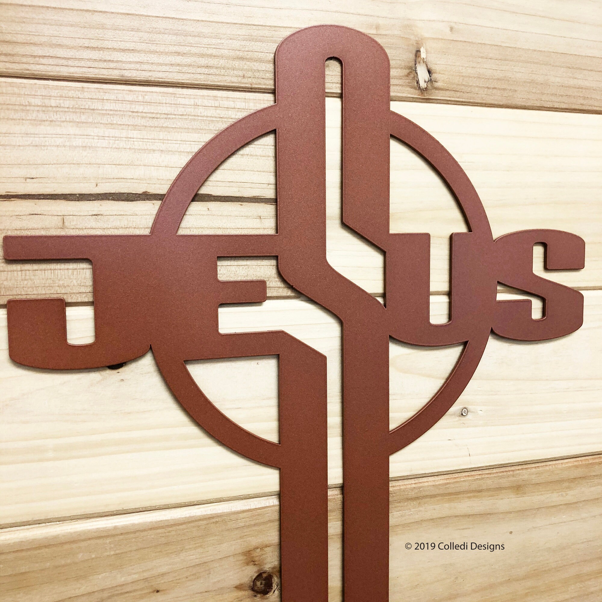 Jesus Cross Metal Wall Art Religious Gift Cross Wall Decor Etsy