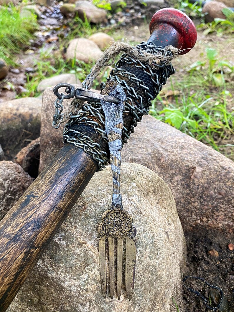 Post Apocalyptic -Spiked Mad Max Cosplay Fallout Wasteland Weapon Comic Con Borderlands Baseball Bat Battle Mace Film