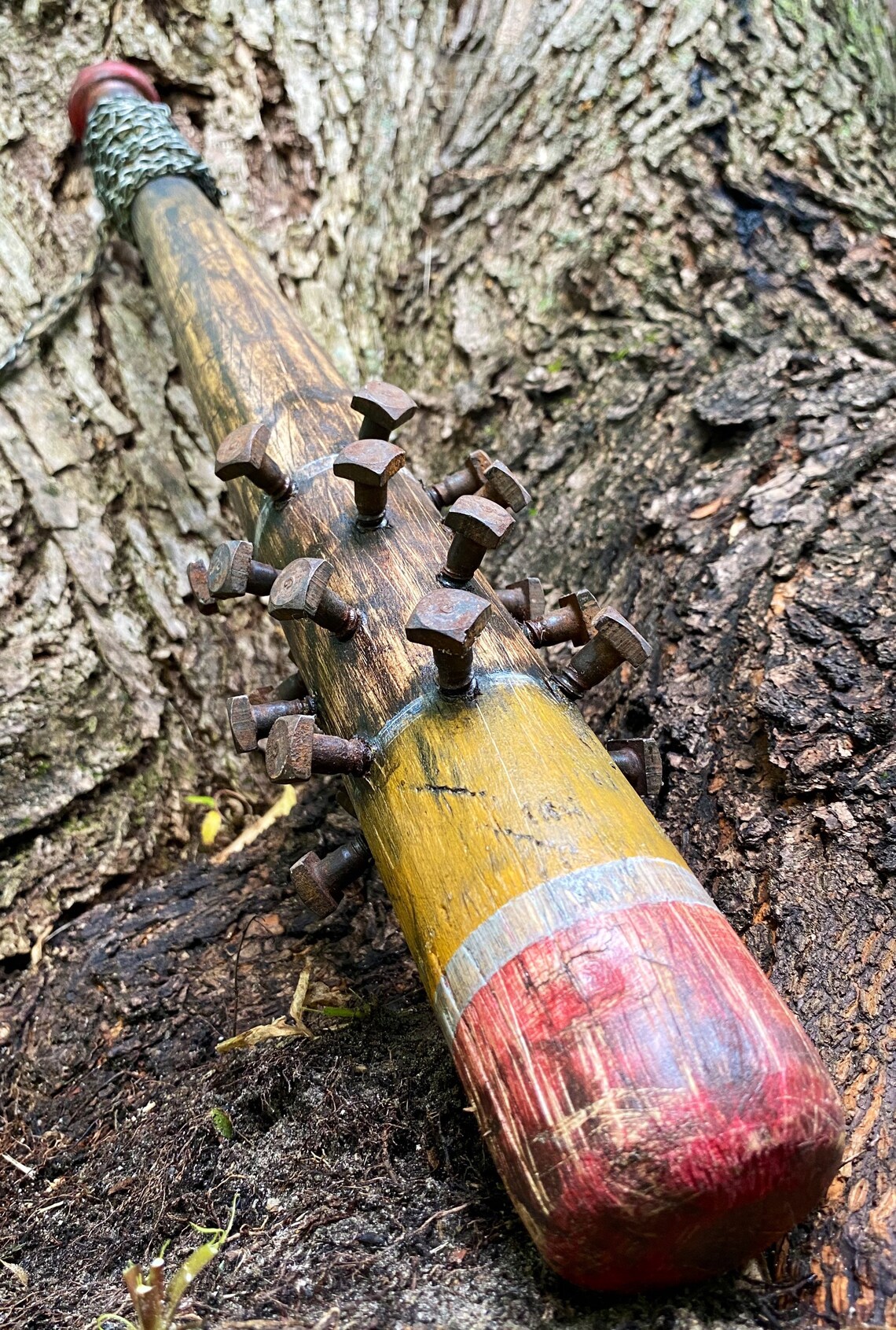 Baseball Bat Post Apocalyptic Spiked Battle Mace Etsy