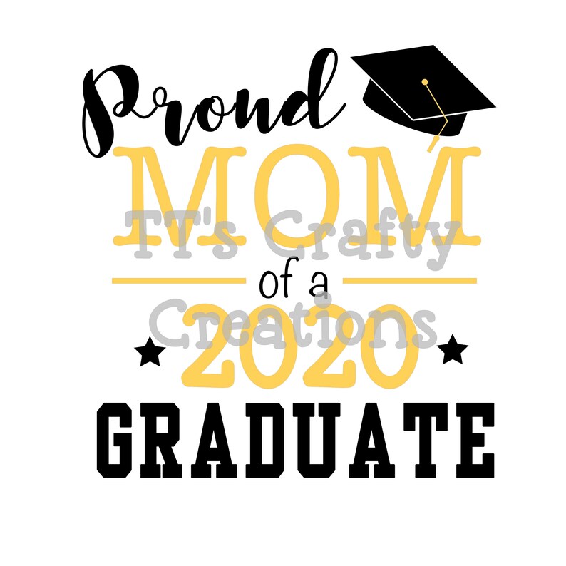 Download Proud mom of a 2020 graduate cut file for Silhouette and ...