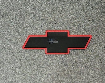 1998 - 2004 Chevrolet S10 Front Bowtie Replacement S10 bow tie Gloss Red & BLK