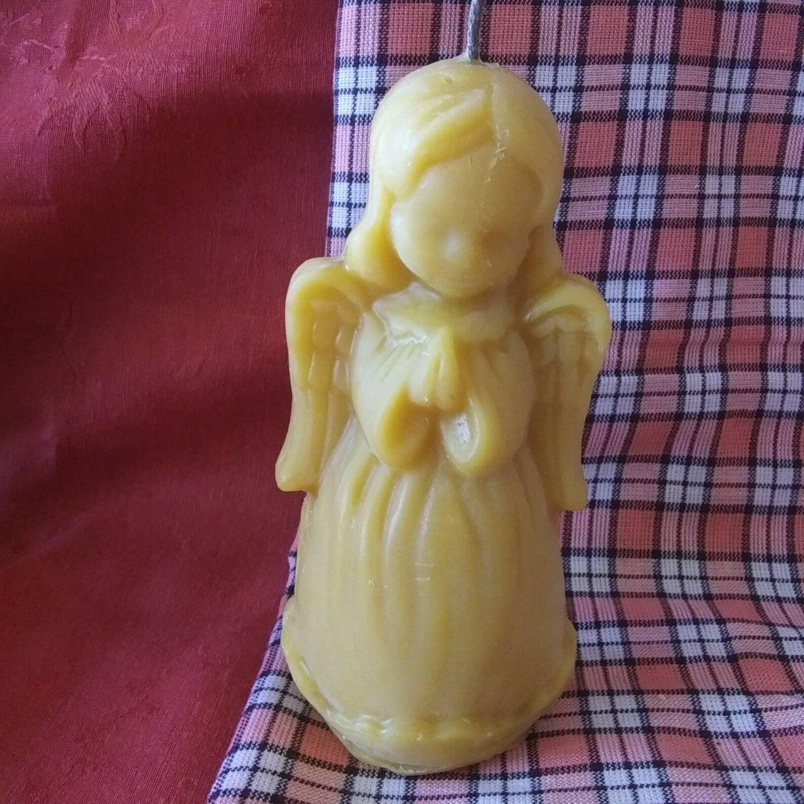 100 Raw Beeswax Large Angel Candles Etsy