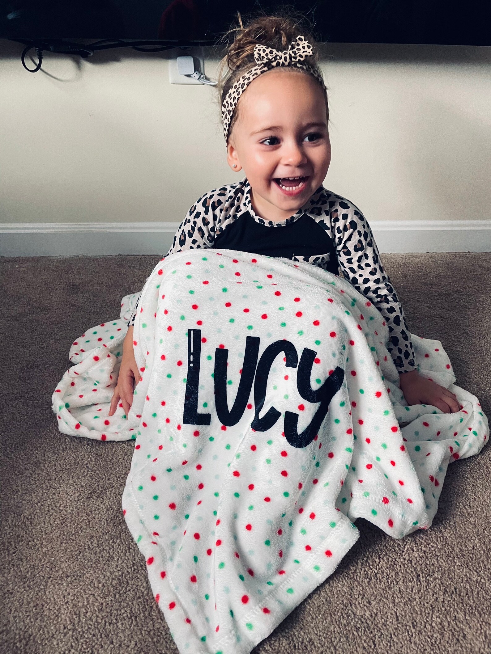 Kids Christmas Blanket Christmas Blanket Kids Blanket Etsy