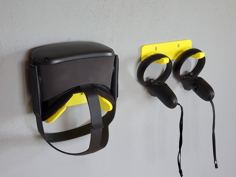 VR Headset Stand and Controller Wall Mount for Oculus Quest Etsy