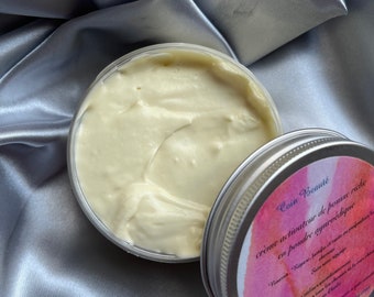 Ginseng and fenugreek growth activating cream, rich in Indian powder hair cream