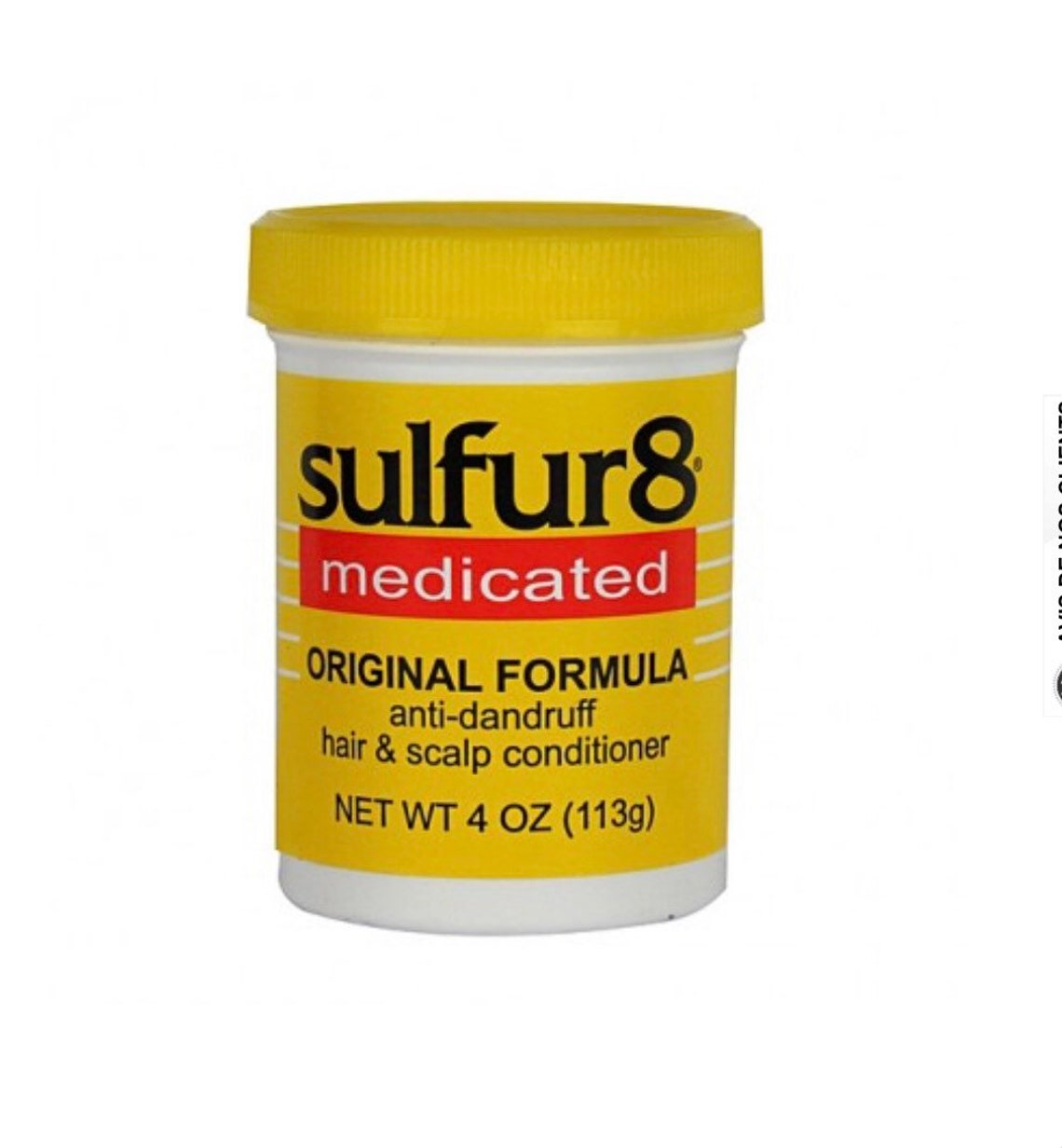 Sulfur 8 Medicated Original Formula Antidandruff Hairscalp Etsy
