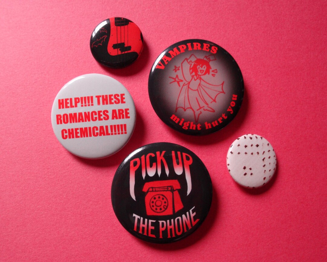 My Chemical Romance Pin Set - Etsy