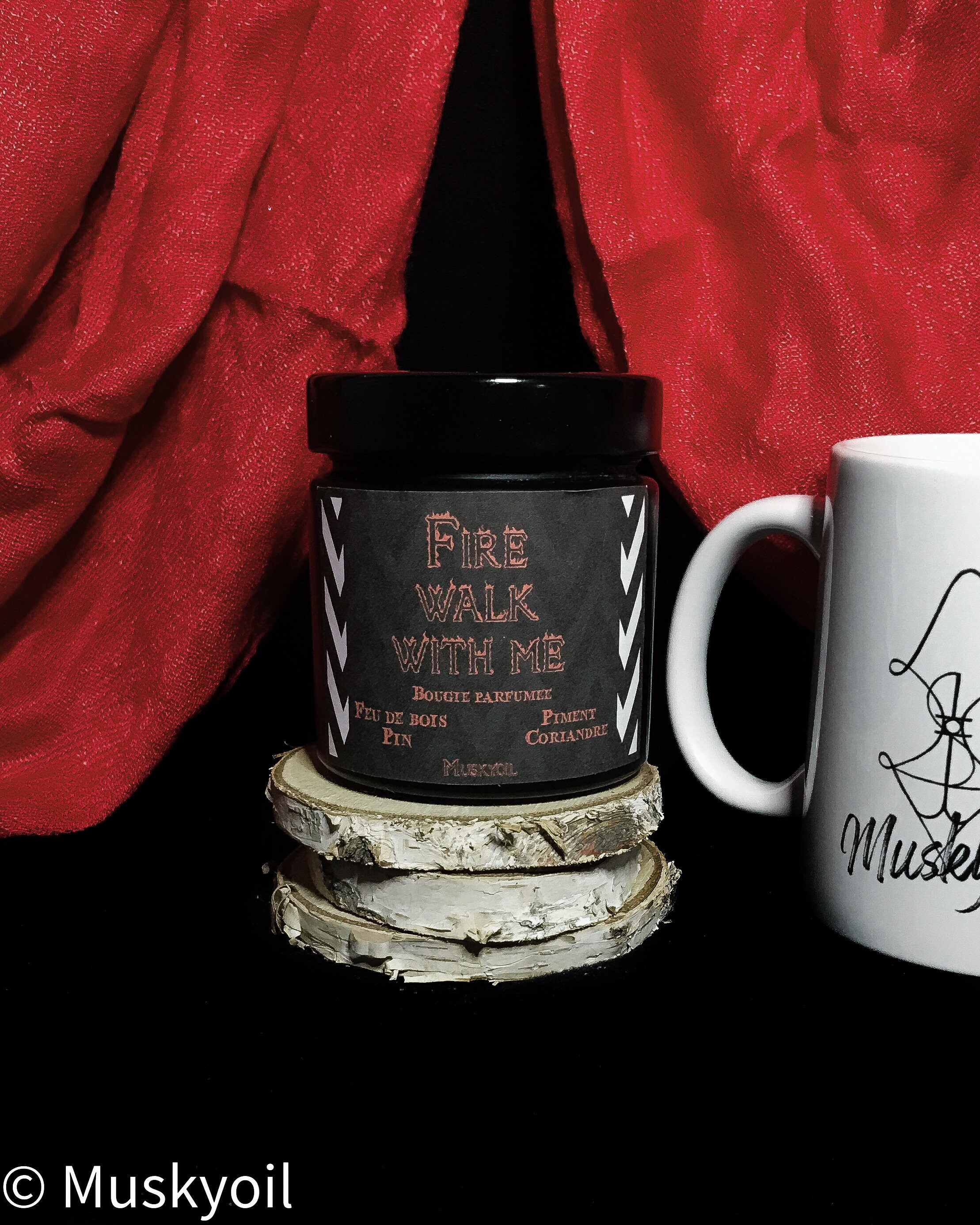 Bougie Parfumée Soja Pour Fan de Twin Peaks Fire Walk With Me