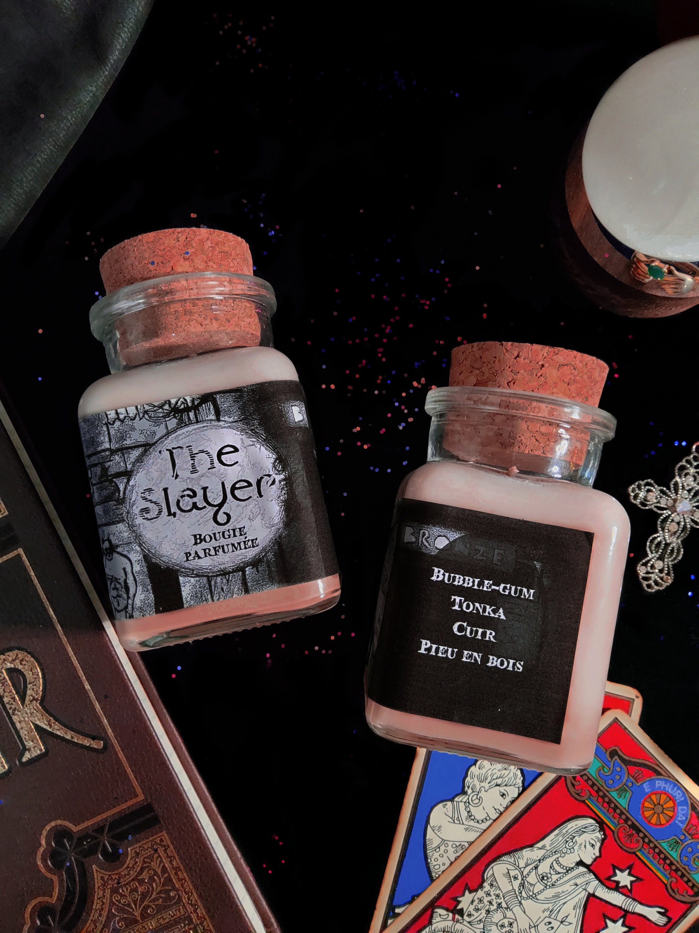 Bougie Parfumée Soja Pour Fan de Vampires et Buffy The Slayer