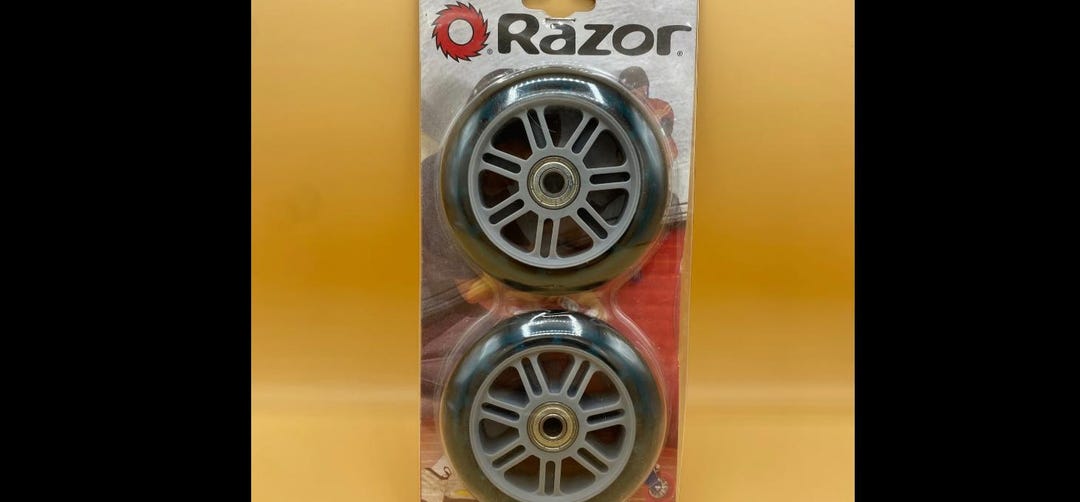 Razor 98mm Wheels With Bearings Set of 2 Blue Item # 134932-BL Scooter ...