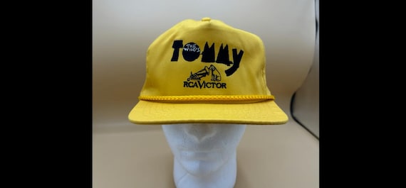 Vintage 90’s The Who’s Tommy RCA VICTOR StrapBack Hat Adjustable Embroidered