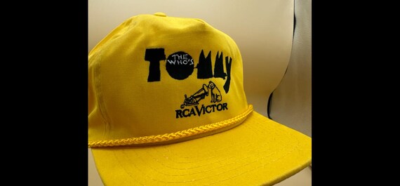 Vintage 90’s The Who’s Tommy RCA VICTOR StrapBack Hat Adjustable Embroidered View 4