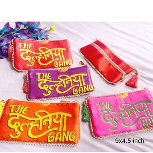 Bridesmaid Gift Pouch (Set of 12) - South Indian Wedding Favor