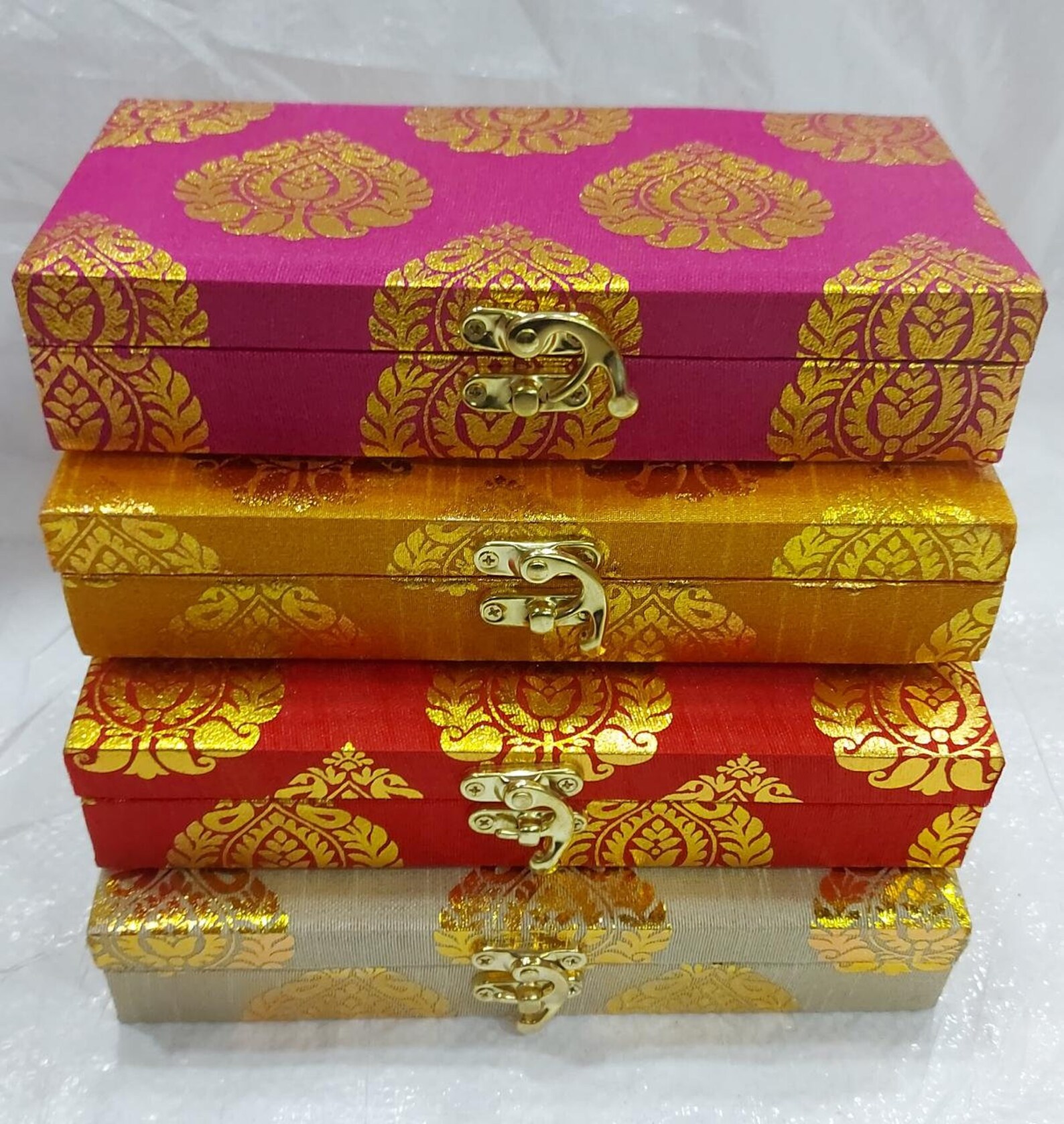 Brocade Silk Gift Box Wedding FavorCashJewelry BoxMehendi Etsy