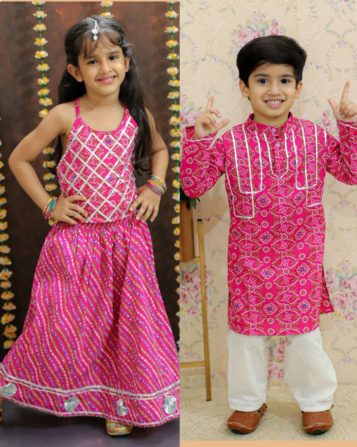 Ethnic wear for siblings cheap