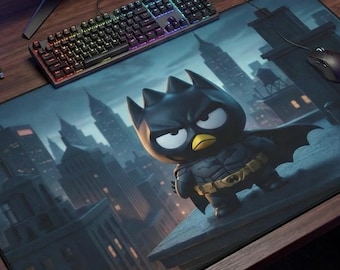 Badtz-Maru Batman Schreibunterlage | Sanrio x Dark Knight Gaming Schreibtischunterlage