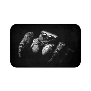 Cute Jumping Spider Bath Mat