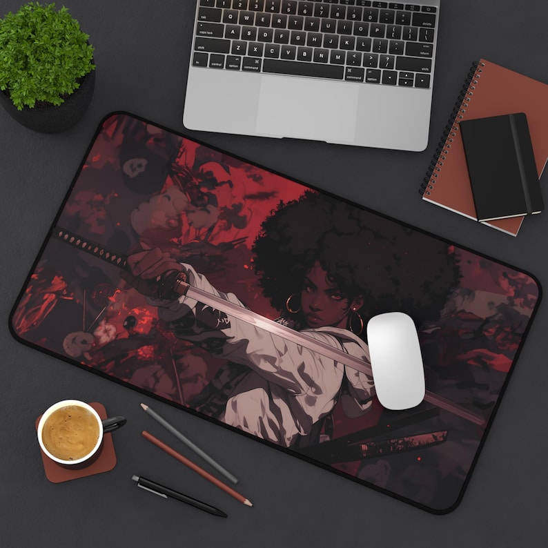 Tapete de escritorio Afro Samurai - Guerrera atrevida Lámina artística imagen 9