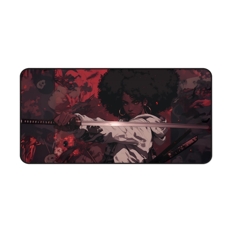 Tapete de escritorio Afro Samurai - Guerrera atrevida Lámina artística imagen 3