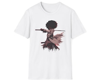 Female Samurai Unisex Softstyle T-Shirt