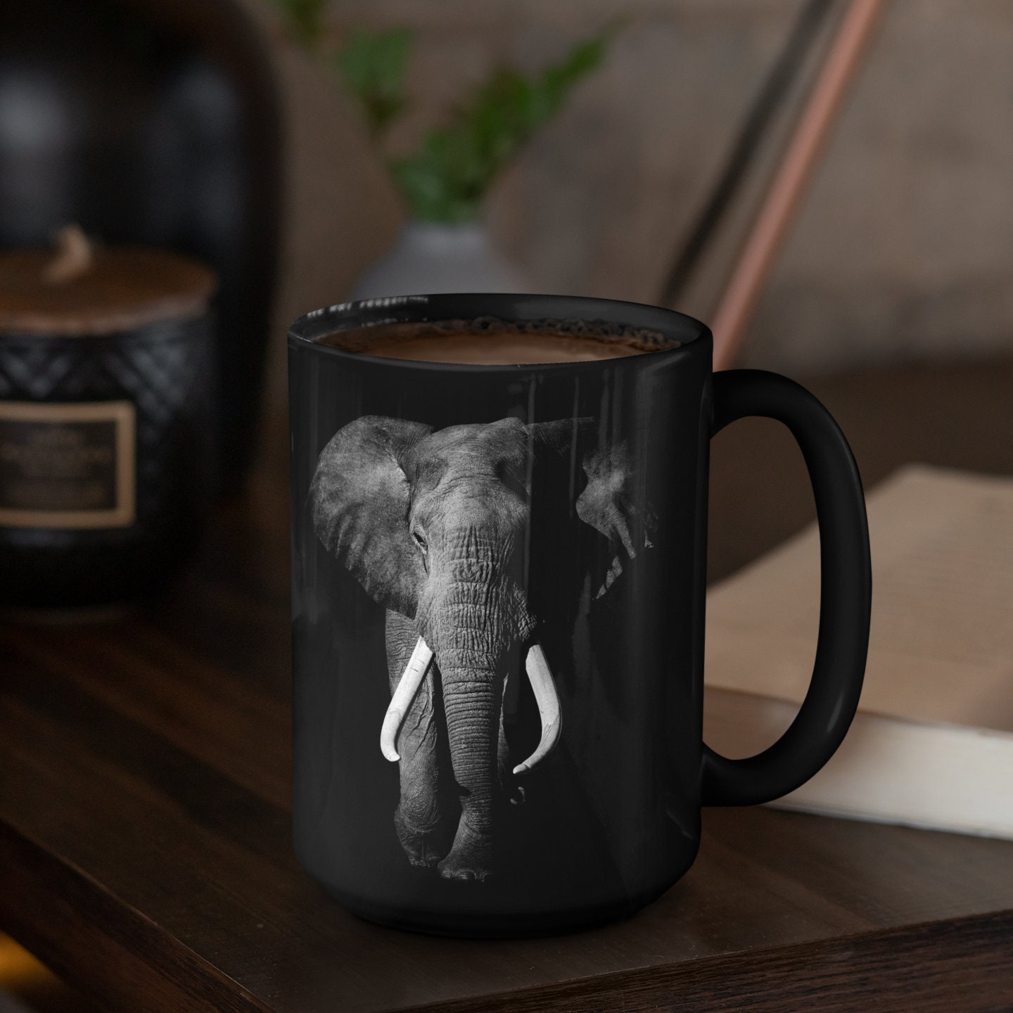 African Elephant Mug - Etsy