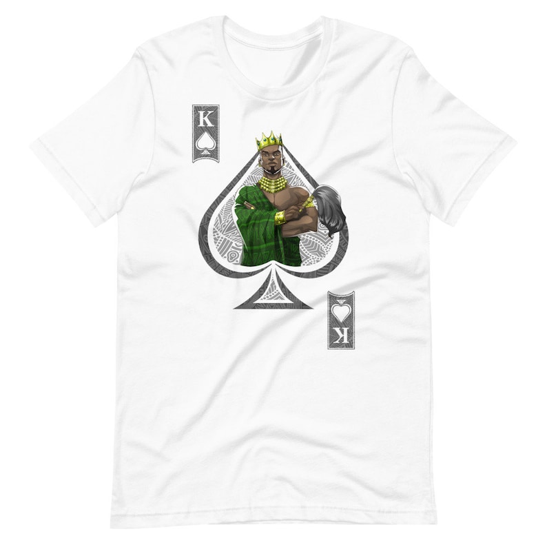 Shortsleeve Black King of Spades Unisex Tshirt Etsy