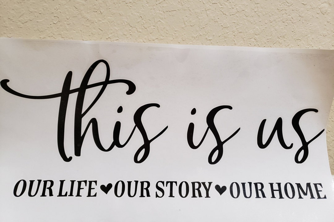 This is Us Wall Art Decal Etsy