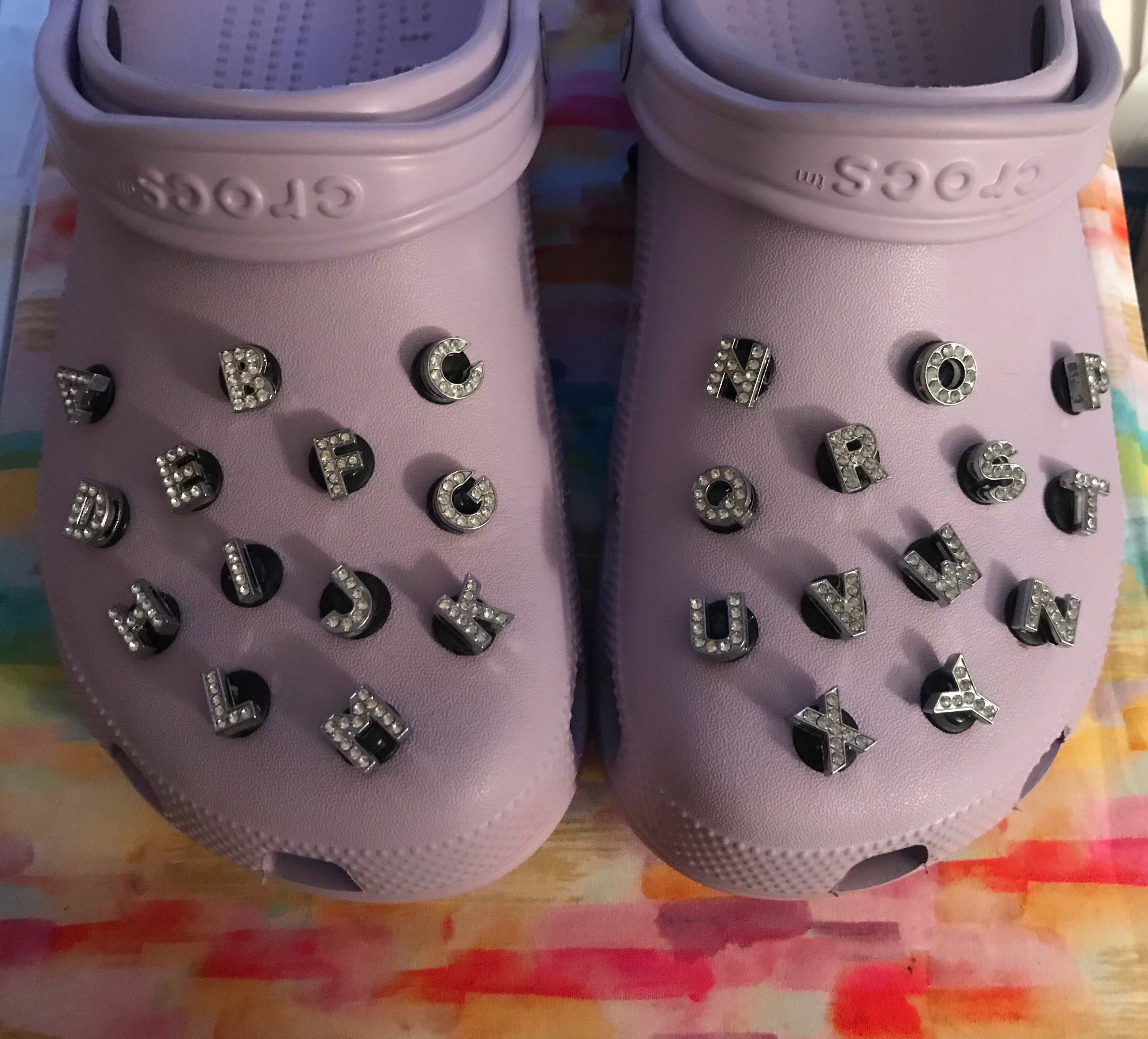 Croc Charms Bling Alphabet Charms Shoe Clips for Crocs Etsy