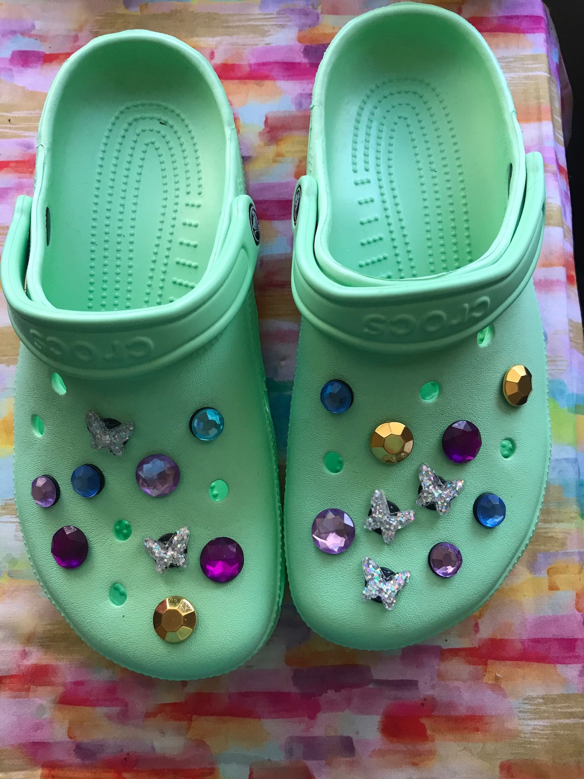 Croc Charms Bling Rhinestones Shoe Clips For Crocs Etsy UK