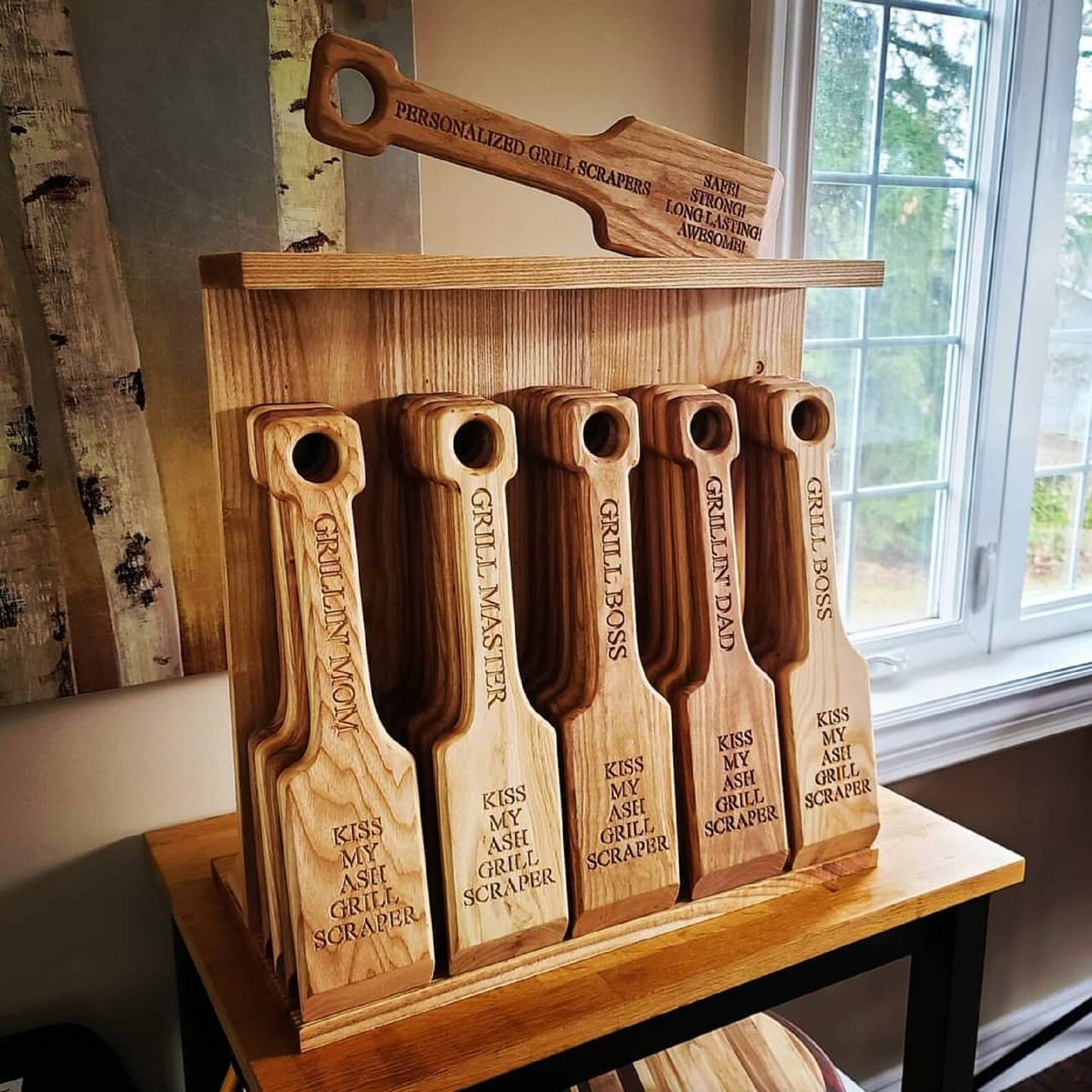 BBQ Scraper Personalized BBQ Scraper Custom BBQ Scraper Grill Etsy