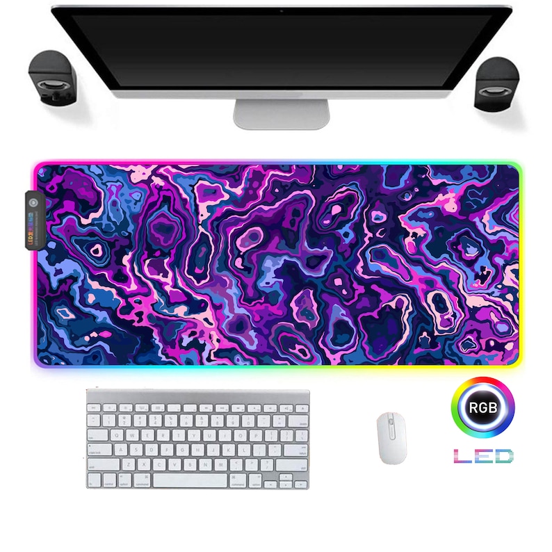 rgb big mouse pad