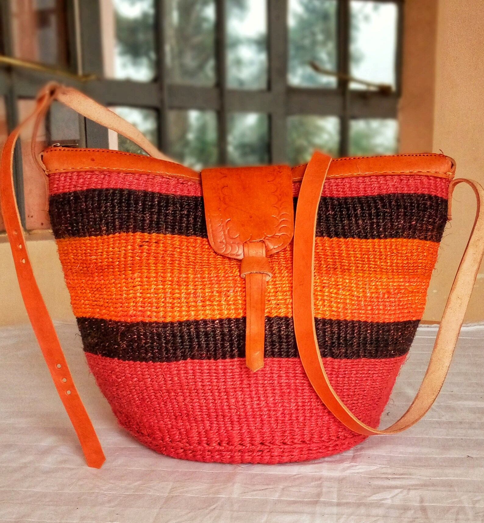 Sisal bag kiondo bag sisal sisal basket kenyan bag Etsy