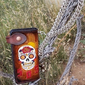 Cartera motociclista con herramientas a mano