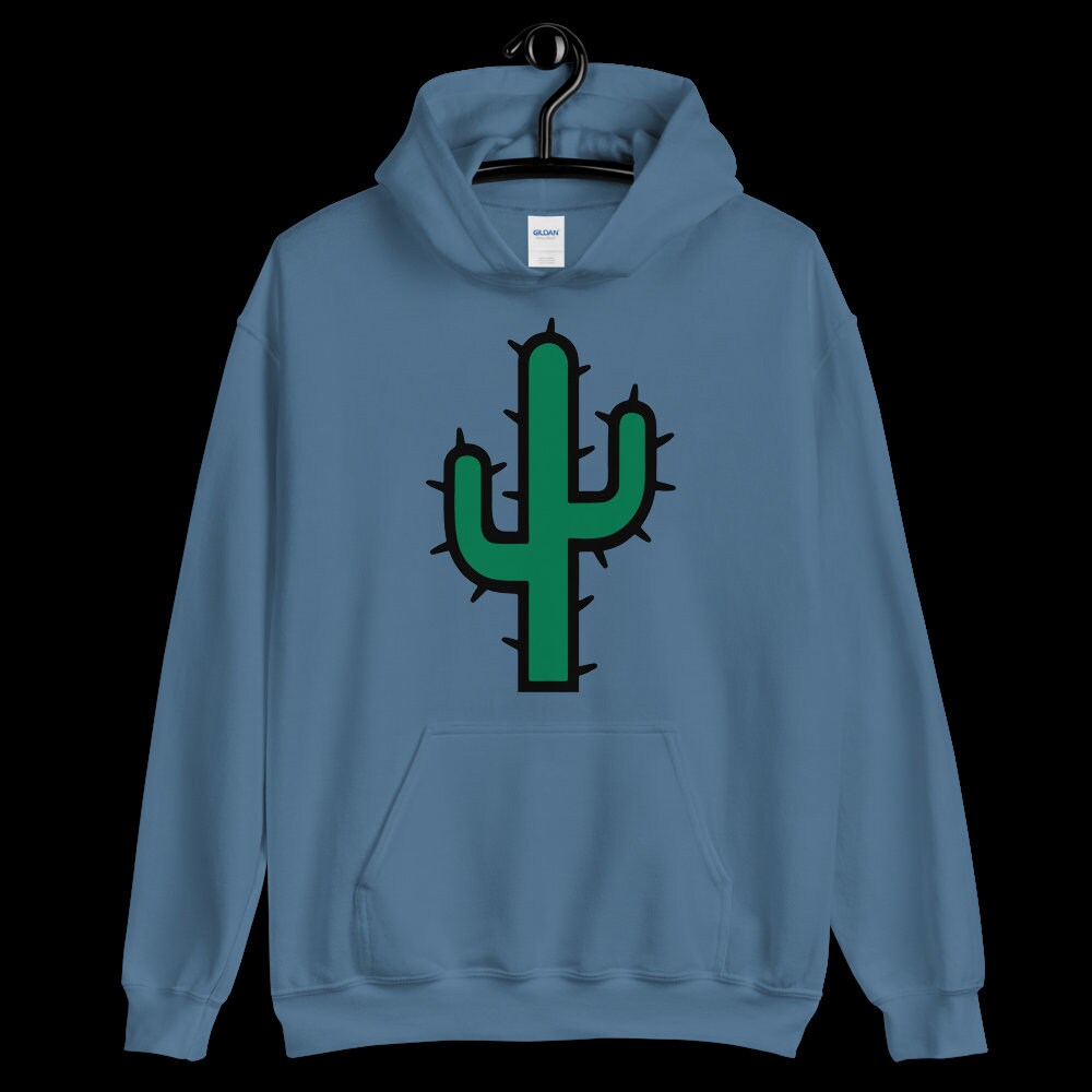 Cactus Plant Unisex Hoodie Cactus Hoodie animated Cactus | Etsy
