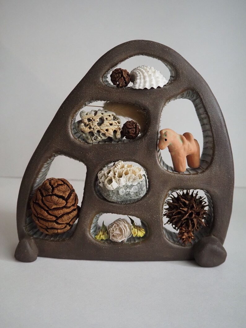 Curio and Trinkets Ceramic Display Shelf Etsy