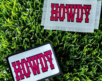 Howdy hat patch